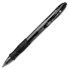 BIC Velocity Gel Retractable Pen, Black - 12 Pack