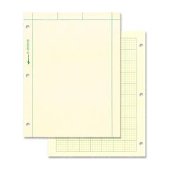 Rediform National Computation Pad - 100 Sheet - Quad Ruled - Letter - 8.50" x 11"