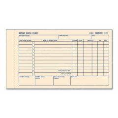 Rediform Time Clock Cards - 100 sheets per pad