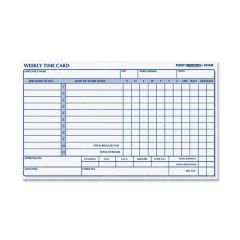 Rediform Weekly Time Card - 100 sheets per pad