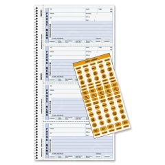 Rediform Professional Line Memo Style Phone Book - 100 Sheets - Wire Bound - 11" x 5.75" - White