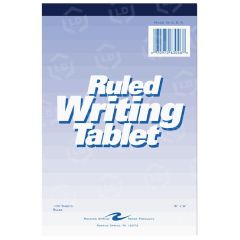 Roaring Spring Ruled Writing Tablet - 100 Sheet - Ruled - 6" x 9" -  White Paper