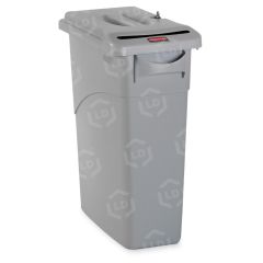 Rubbermaid Slim Jim Confidential Document Container with Lid