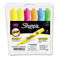 Sharpie Major Accent Assorted Highlighters - 6 Pack