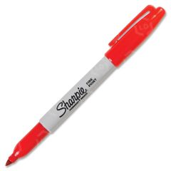 Sharpie Permanent Fine Point Red Marker - Red - 12 Pack