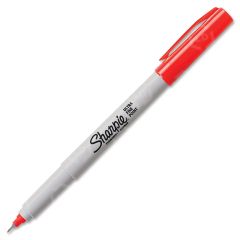 Sharpie Ultra-Fine Permanent Marker, Red - 12 Pack