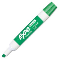 Expo Dry Erase Chisel Point Markers, Green 12 Pack