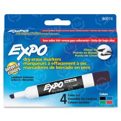 Expo Dry Erase Chisel Point Markers - 4 Pack