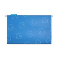 Sparco Colored Hanging Folder - 25 per box Legal - 8.50" x 14" - 1/5 Tab Cut - Blue