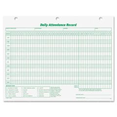 Tops Daily Attendance Record Form - 1 per pack