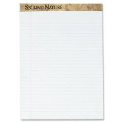 Tops Second Nature Legal Pads - 50 Sheet - 15.00 lb - Legal/Wide Ruled - 8.50" x 11.75"
