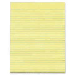 Tops Glue Top Wide Ruled Legal Pad - 12 per pack - Wide Ruled - Letter - 8.50" x 11"