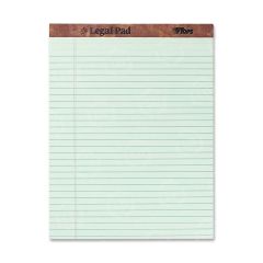 Tops Perforated Traditional Grade Writing Pad - 12 per dozen - 8.50" x 11.75" - Green