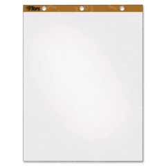 Tops Plain Paper Easel Pad - 200 per carton - 50 Sheet - 16.00 lb - 27" x 34"