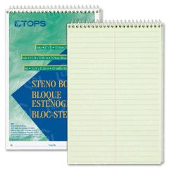 Tops Steno Book - 70 Sheet - Gregg Ruled - 6" x 9"