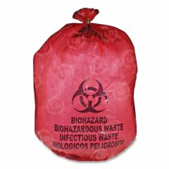 Unimed-Midwest Red Biohazard Waste Bag - 50 per box