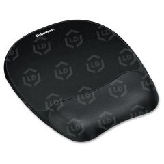 Fellowes Memory Foam Mouse Pad/Wrist Rest- Black - TAA Compliant