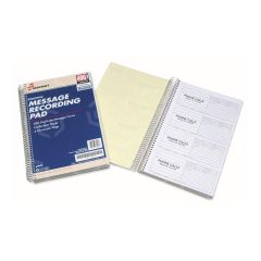 Skilcraft Executive Message Recording Pad - 400 Sheets - Carbonless - 2.62" x 6.25"