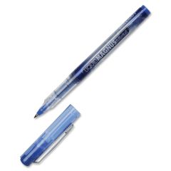 Skilcraft Free Ink Rollerball Pen, Blue - 12 Pack