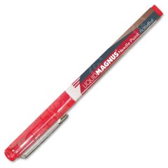 Skilcraft Metal Clip Rollerball Pen, Red - 12 Pack