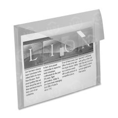 Lion Design-R-Line Poly Envelope With Front Pocket