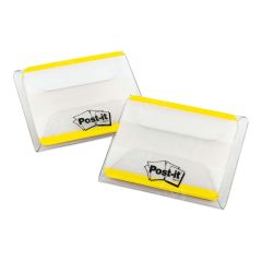 Post-it Extra Thick Durable Tab - 50 per pack Blank - 50 / Pack - Yellow Tab