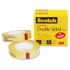 3M Scotch Double Sided Tape - 2 per pack