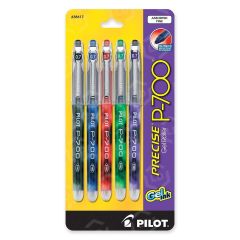 Pilot Precise P700 Gel Roller Pen, Assorted - 5 Pack