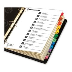 Cardinal OneStep Printable Table of Contents Dividers - 1 per set