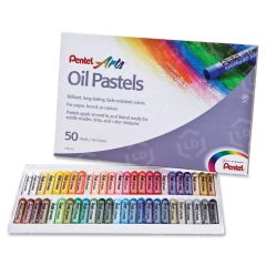 Pentel Arts Oil Pastels - 50 per set