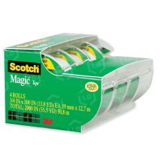 Scotch Magic Tape - 4 per pack