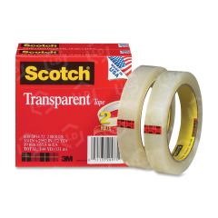 Scotch Glossy Transparent Tape - 2 per pack