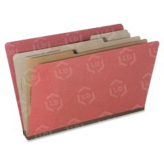 Eight Section Classification Folder Legal - 8.5" x 14" - Earth Red