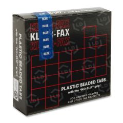 Kleer-Fax 1/5 Cut Hanging Folder Tab - 25 per pack 25 / Pack - Blue Tab