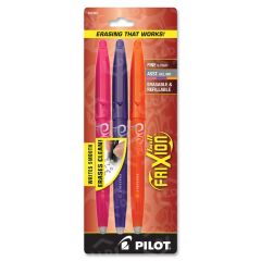 Pilot FriXion Ball Erasable Gel Pen, Assorted - 3 Pack