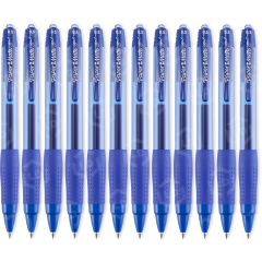 Paper Mate Gel Pen, Blue - 12 Pack