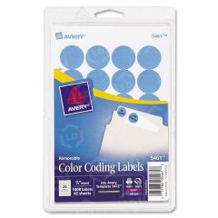 Avery 0.75" Round Color Coding Label - 1008 per pack