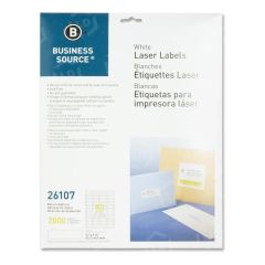 Business Source Return Address Mailing Label - 2000 per pack