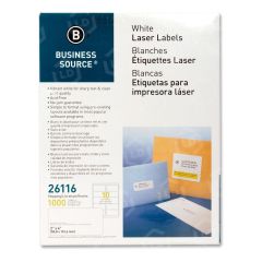 Business Source Mailing Laser Label - 1000 per pack