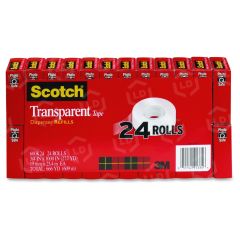 Scotch Transparent Tape Refill - 24 per pack