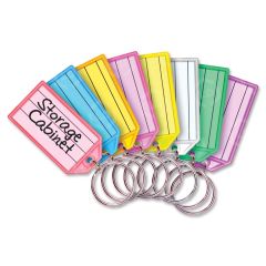 MMF Multi-Colored Replacement Key Tag - 4 Per Pack