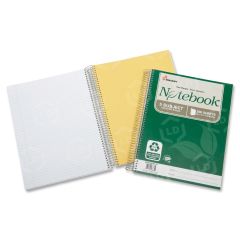 Skilcraft Five-subject Spiral Notebook - 200 Sheet - 17 lb - College Ruled - Letter - 8.50" x 11"