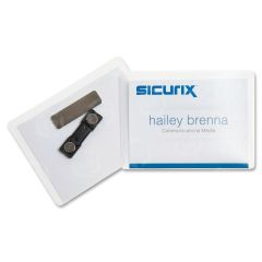 Baumgartens Sicurix Magnetic Style Name Badge - 20 per box