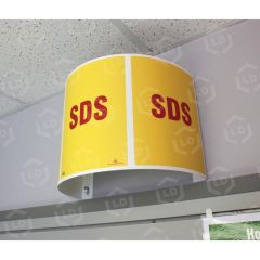 180 Degree Projection Sign