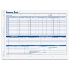 Weekly Expense Report Forms