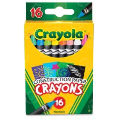 16 Construction Paper Crayons