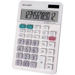 Sharp EL-334WB 12 Digit Professional Large Desktop Calculator with Kick Stand Display