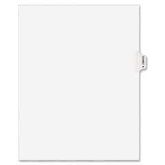 Avery Side-Tab Legal Exhibit Index Dividers - 25 per pack