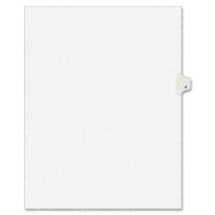 Avery Individually Lettered Tabs Legal Dividers - 25 per pack
