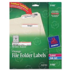 Avery 0.33" Rectangle Filing Label - 750 per pack